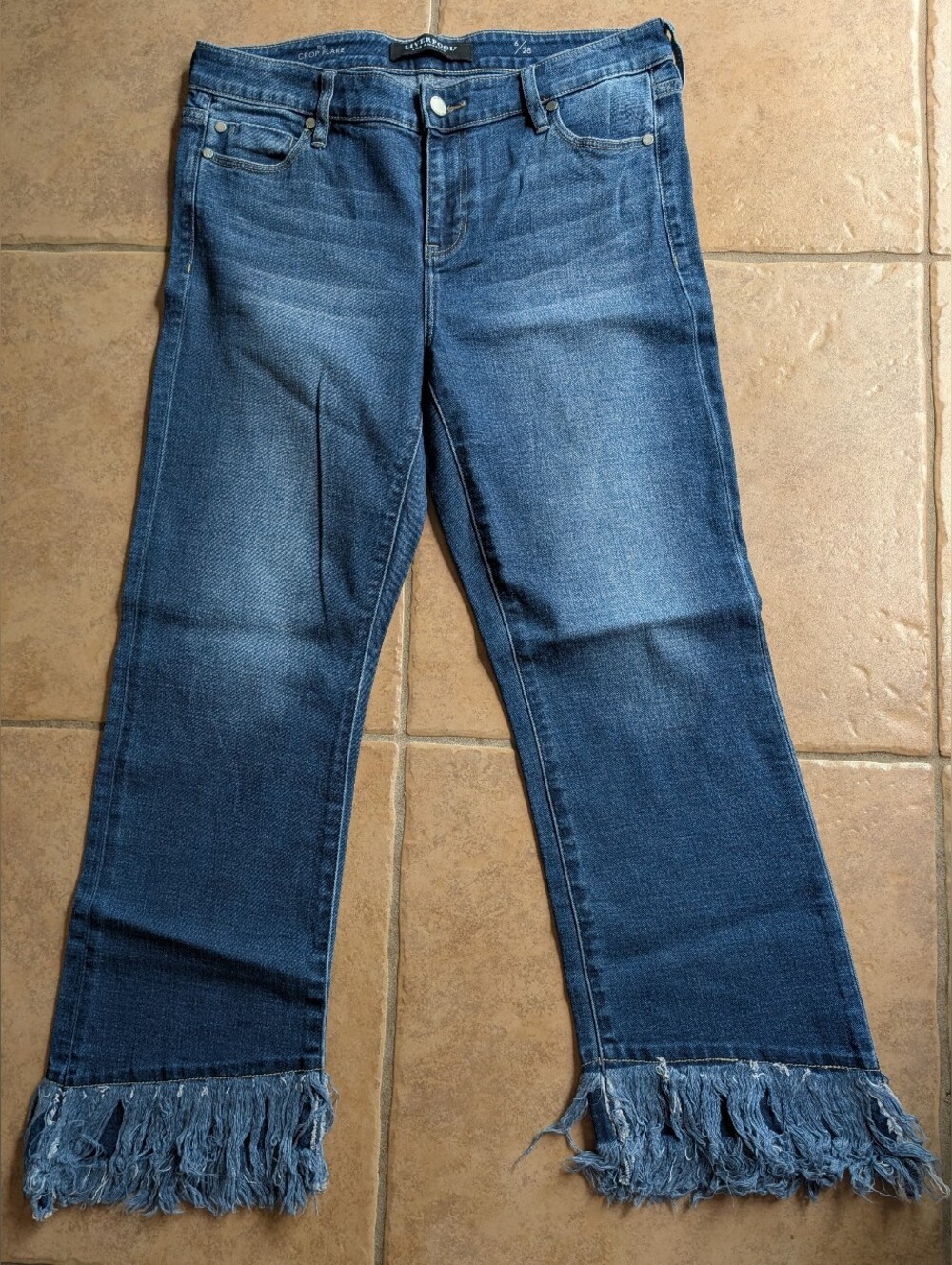 Frayed Hem Jeans